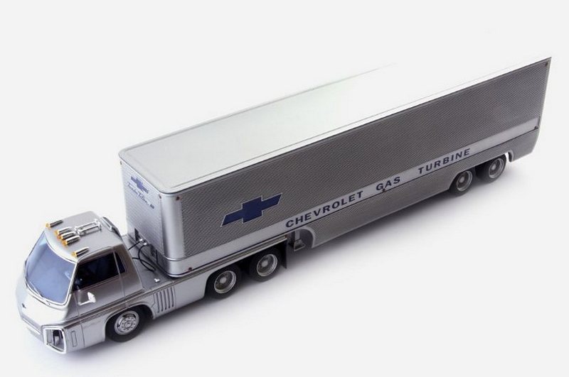 Chevrolet Turbo Titan II Truck with trailer 1966 (Silver) by auto-cult