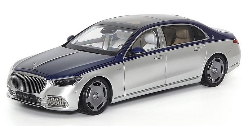 Mercedes Maybach S-Class 2021 (Nautical Blue/Cirrus Silver) by almost-real