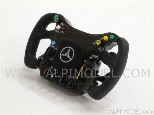 McLaren Mercedes MP4/22  Steering Wheel (1/4 scale - diam. 7cm) - amalgam