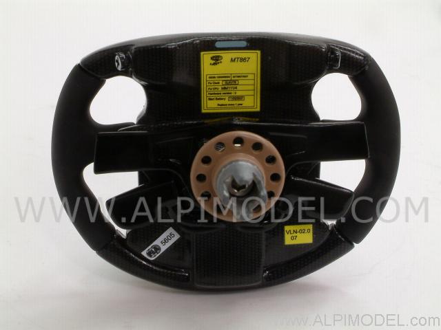 Ferrari F2007 Steering Wheel  (1/4 scale - diam. 7cm) - amalgam