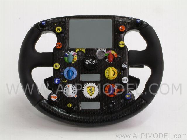 Ferrari F2007 Steering Wheel  (1/4 scale - diam. 7cm) by amalgam
