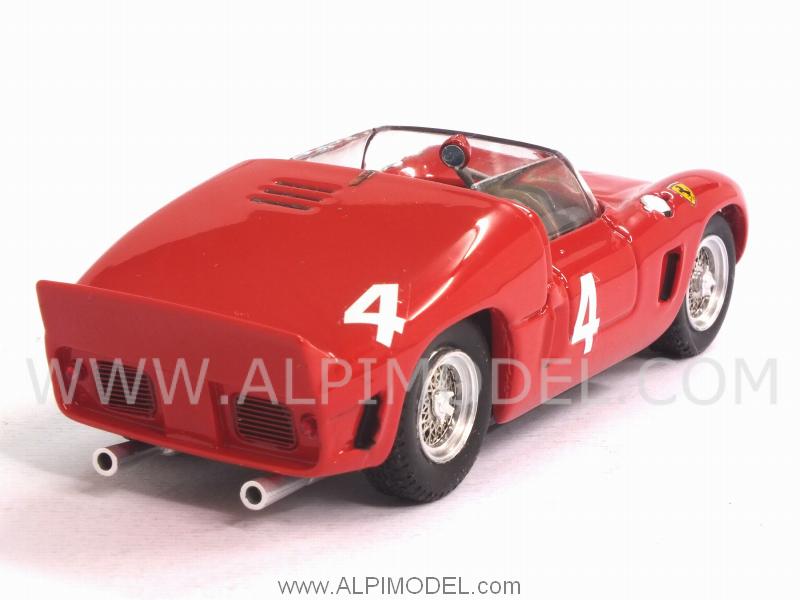 Ferrari 246 Dino #4 Nurburgring 1961 Von Trips - Ginther - Gendebien - art-model