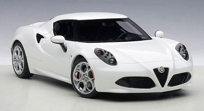 Alfa Romeo 4C (White) by auto-art