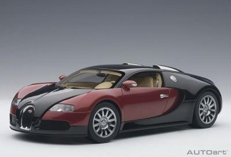 Bugatti EB 16.4 Veyron 2009 (Red/Black) by auto-art