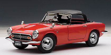 Honda S800 1967 (Red) by auto-art