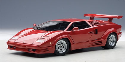 Lamborghini Countach 1990 25th Anniversary (Red) by auto-art