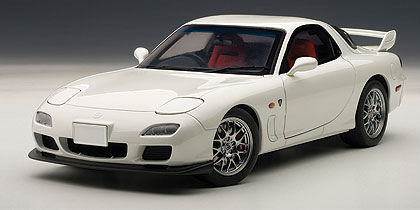 Mazda RX-7 Spirit R Type A 2002 (White) by auto-art