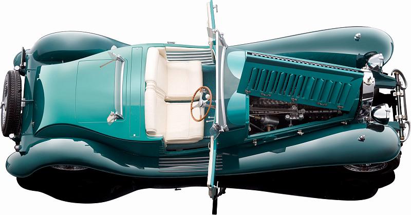Bugatti Royale Roadster Esders 1932 (Green) HIGH-END 1/18 SCALE - bauer