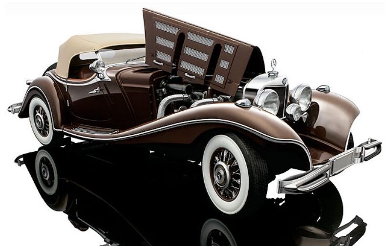 Mercedes 500 K Spezial Roadster 1934 (Brown)  1/12 by bauer