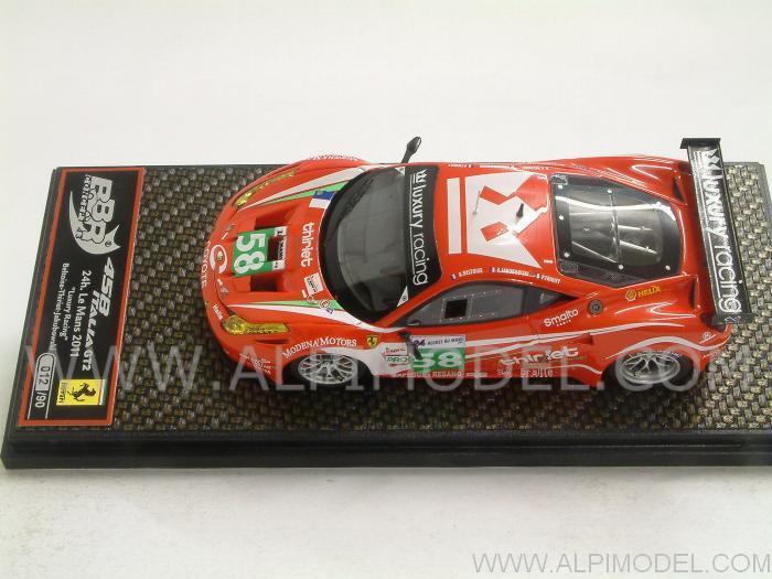 Ferrari 458 Italia GT2 #58 Le Mans 2011 Beltoise - Jakubowski - Thiriet (Limited Edition 90pcs.) - bbr