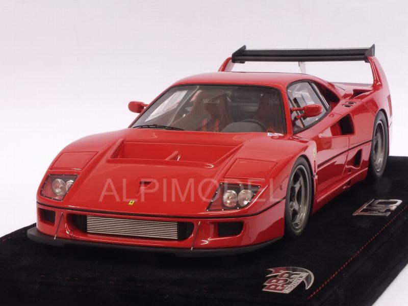 Ferrari F40 LM Press Version 1990 (Red) with display case by bbr