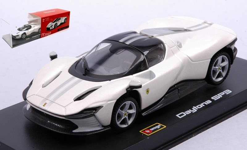 Ferrari SP3 Daytona (Pearl White) - Signature Edition by burago