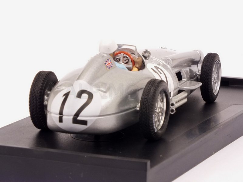 Mercedes W196 #12 Winner British GP 1955 Stirling Moss (with driver/con pilota) - brumm