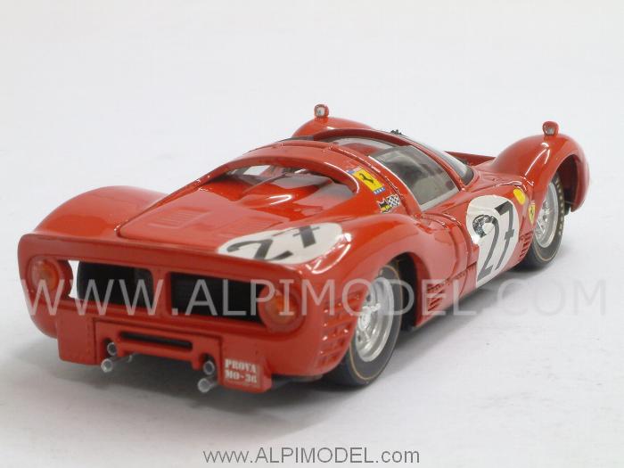 Ferrari 330 P3 Spider NART #27 Le Mans 1966 Rodriguez - Oliver (update model) - brumm