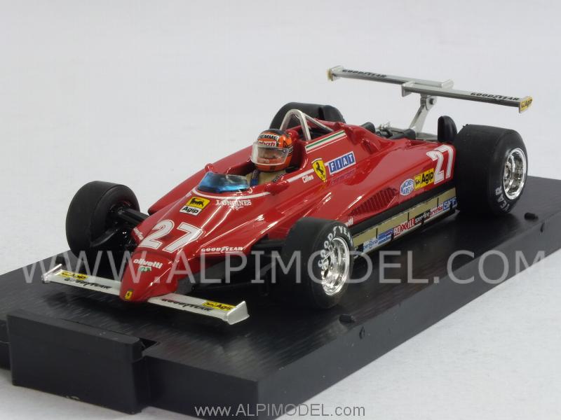 Ferrari 126 C2 1982 GP USA West Gilles Villeneuve (with driver/con pilota) by brumm