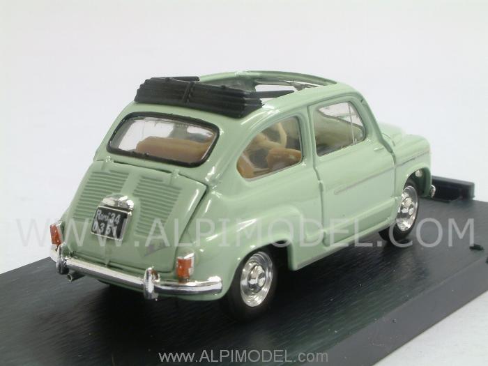 Fiat 600D Trasformabile open 1960 (light green) - brumm