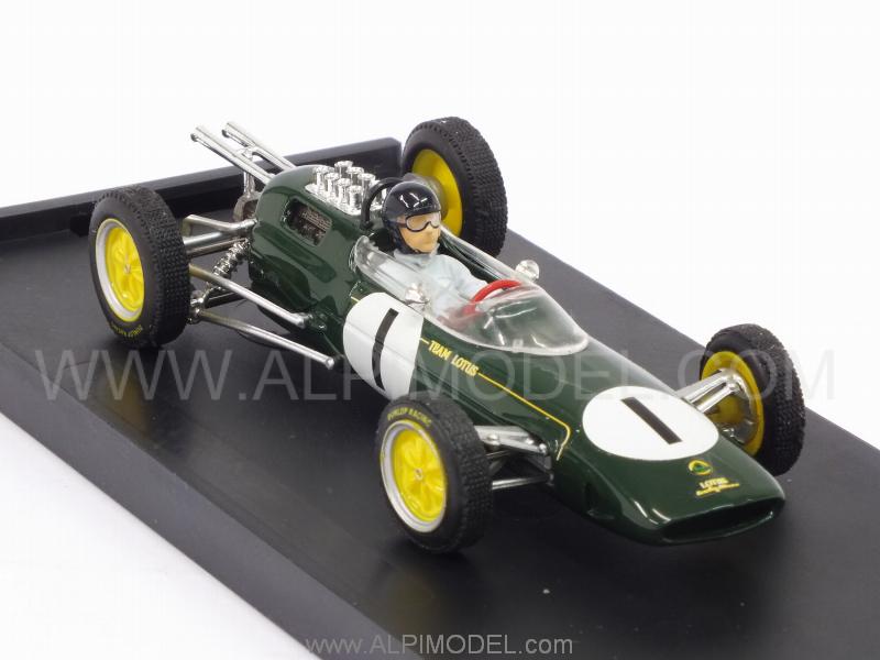 Lotus 25 #1 Winner GP Belgium Spa 1963 World Champion Jim Clark (with driver) NEW 2016 - brumm