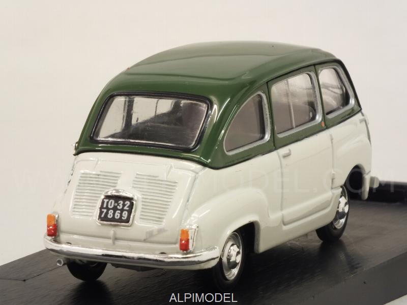 Fiat 600 D Multipla 1960 (Verde Oliva - Grigio Biacca) - brumm