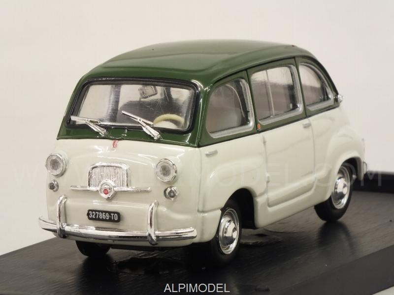 Fiat 600 D Multipla 1960 (Verde Oliva - Grigio Biacca) by brumm