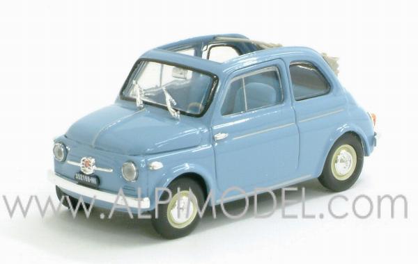 Fiat Nuova 500 Normale open 1957 (Celeste) by brumm