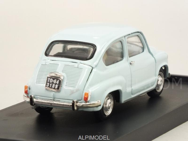 Fiat 600D Berlina 1965 (Azzurro Acquamarina) (update model) - brumm