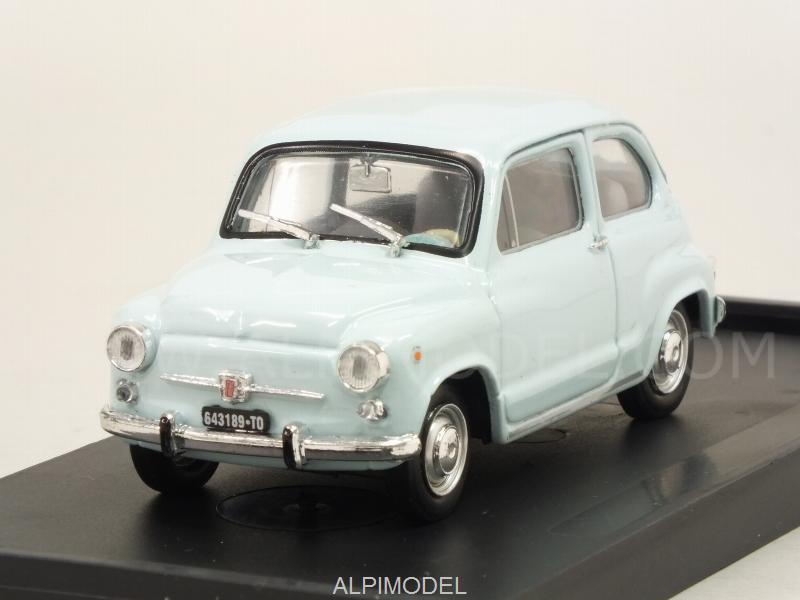 Fiat 600D Berlina 1965 (Azzurro Acquamarina) (update model) by brumm