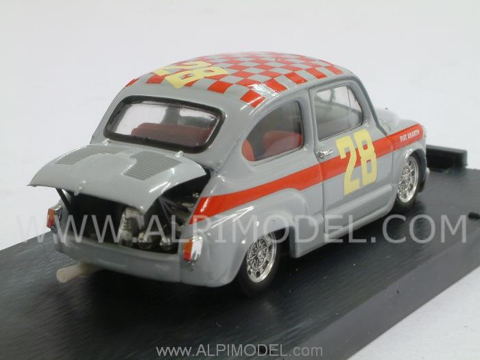 Fiat Abarth 1000 Berlina #28 4 Ore Monza 1966 - Klaus Steinmetz - brumm