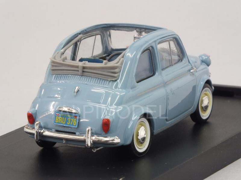 Fiat Nuova 500 America open 1958 (Light Blue) - brumm