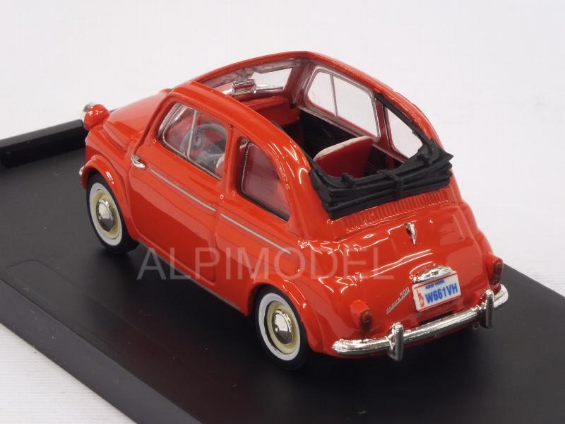 Fiat Nuova 500 America open 1958 (Red) - brumm