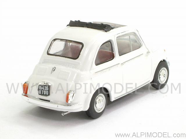 Fiat Nuova 500D Aperta 1960 (Bianco) - brumm