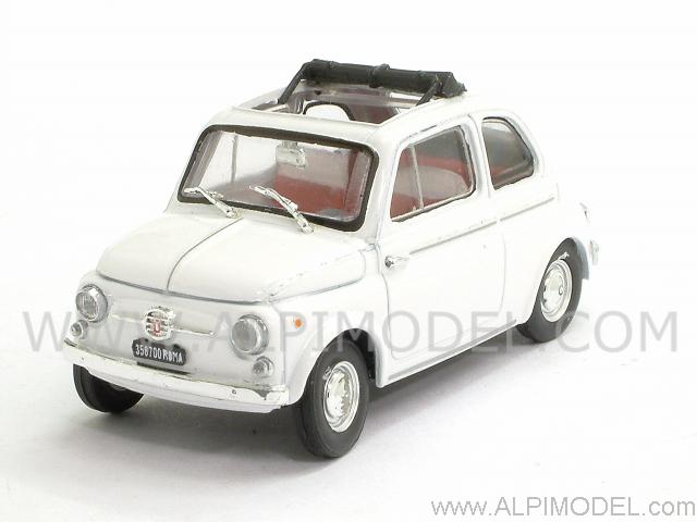 Fiat Nuova 500D Aperta 1960 (Bianco) by brumm