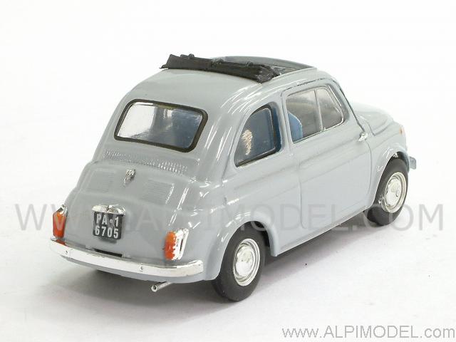 Fiat Nuova 500D Aperta 1960 (Grigio Cenere) - brumm