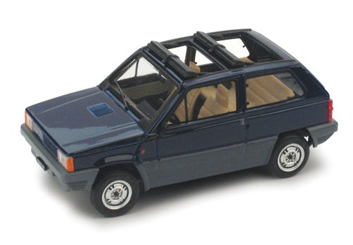 Fiat Panda 45  'Tetto Apribile' 1981 aperta  (Blu smalto) by brumm