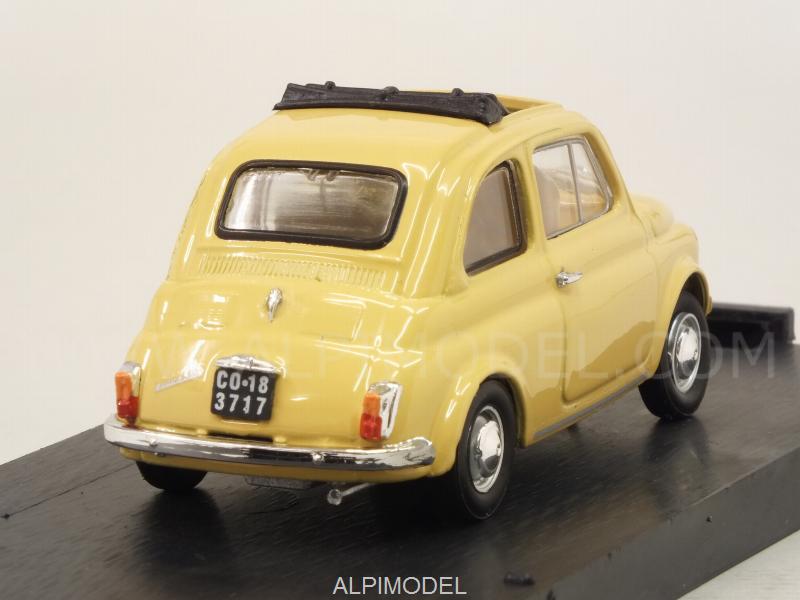 Fiat 500F aperta 1965-1972 (Giallo Thaiti) (update model) - brumm