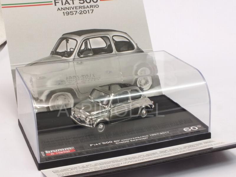 Fiat 500 60th Anniversary 1957-2017 SWAROVSKI Crystals Headlights - Special Limited Edition 500pcs. - brumm