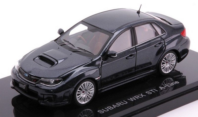 Subaru WRX STI A-Line (Metallic Black) by ebbro