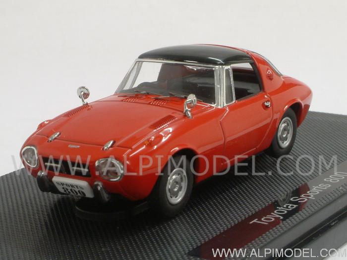 Toyota Sports 800 1965 (Red) by ebbro