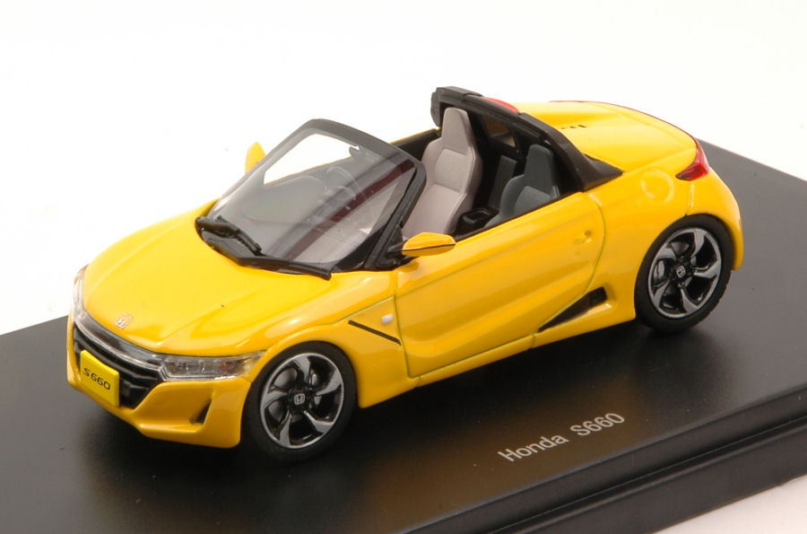 Honda S660 2015 (Yellow) by ebbro
