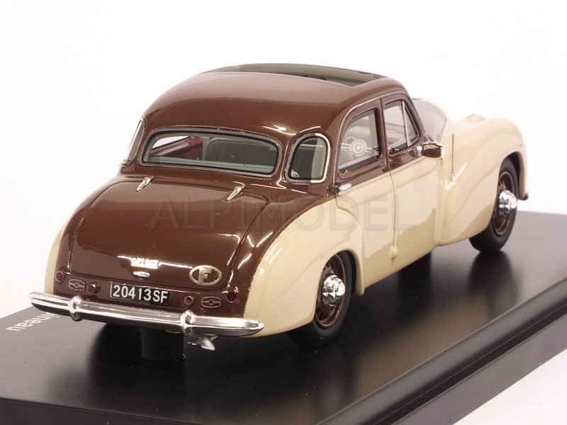 Delage D6-3L Sedan by Autobineau 1946 (Beige/Brown) - esval