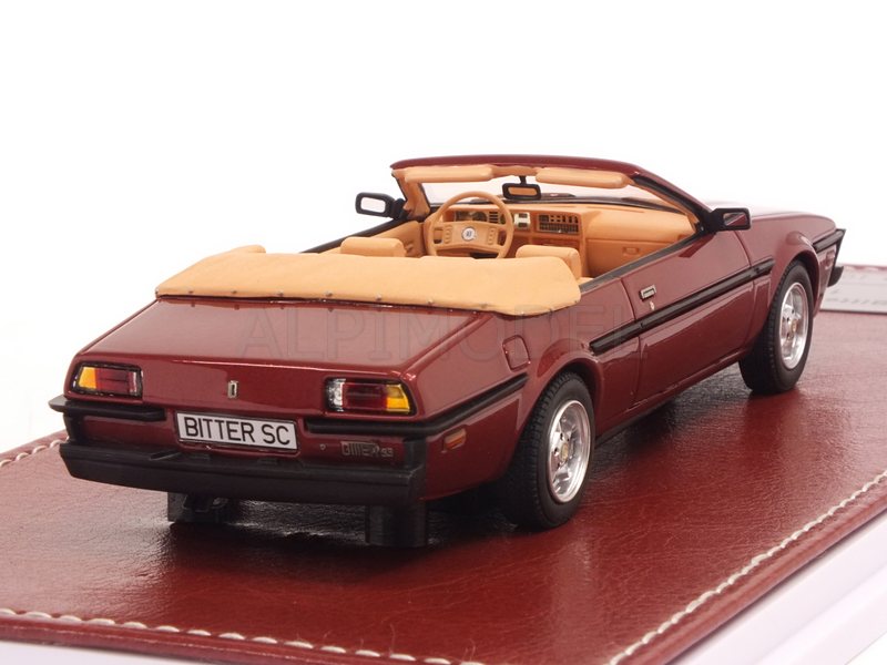 Bitter SC Cabriolet 1983-89 (Metallic Red) - great-iconic-models