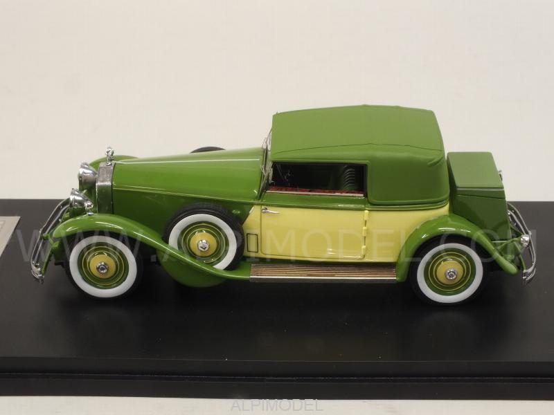 Rolls Royce Phantom II Croydon Victoria Convertible 1932 closed  (Yellow/Green) - glm-models