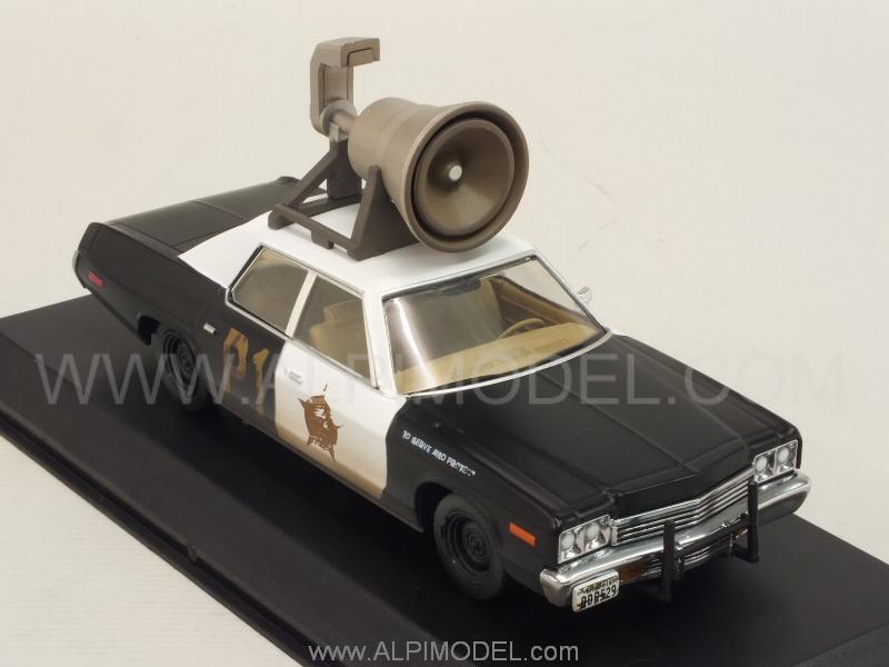 Dodge Monaco 1974 1980 Blues Brothers with horn on roof - greenlight