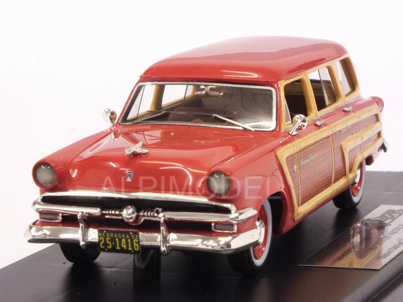 Ford Country Squire 1953 (Flamingo Red) by goldvarg