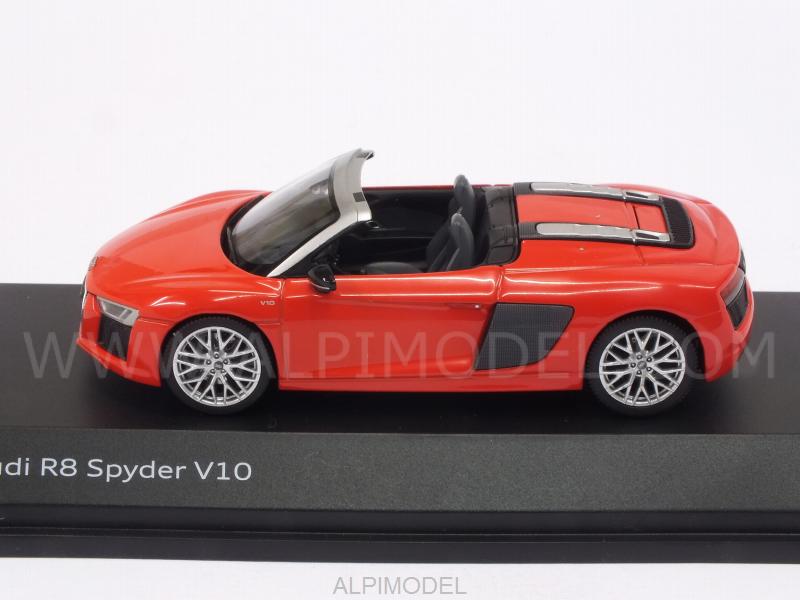 Audi R8 Spyder V10 2016 (Dynamite Red) Aud iPromo - herpa