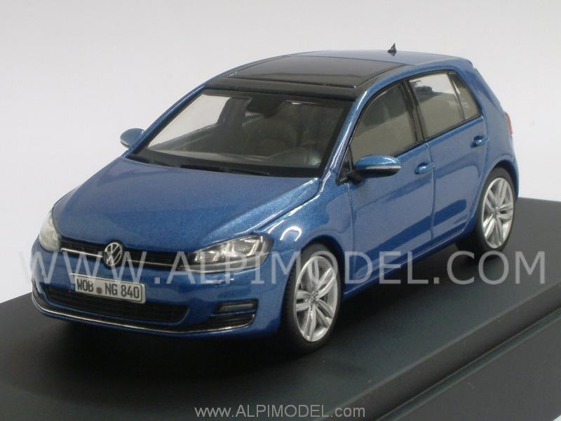 Volkswagen Golf 7 4-doors (Blue Metallic)  VW promo by herpa