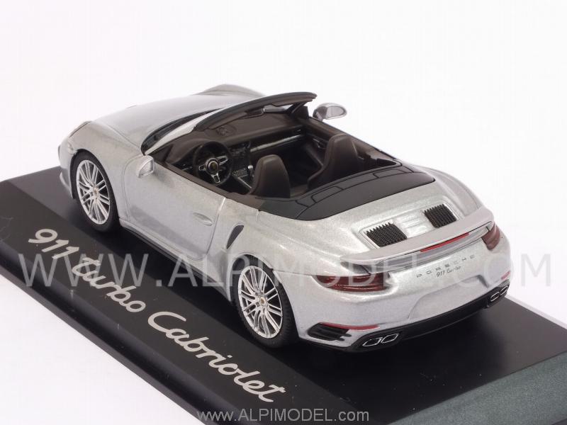 Porsche 911 Turbo Cabriolet 2015 (Silver) Porsche Promo - herpa