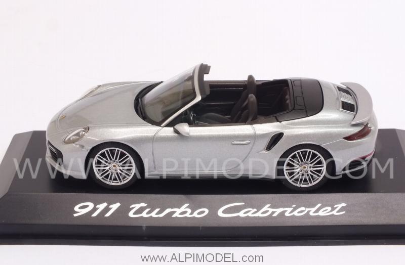 Porsche 911 Turbo Cabriolet 2015 (Silver) Porsche Promo - herpa