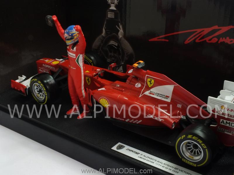 Ferrari F2012 Winner GP Malaysia 2012 Fernando Alonso - hot-wheels