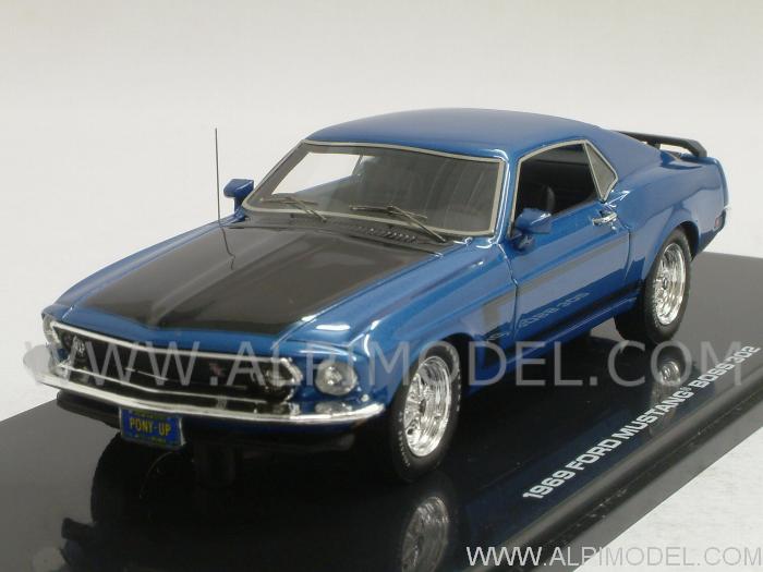 Ford Mustang Boss 302 1969  (Blue) by highway-61