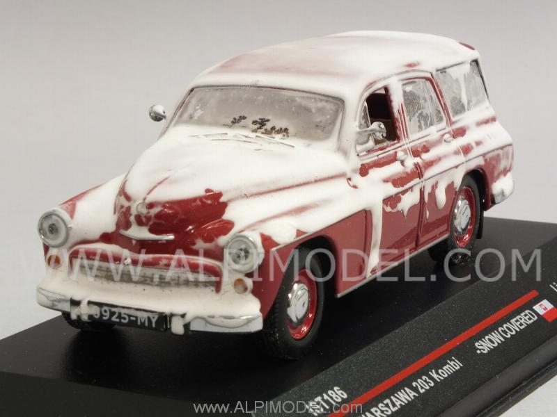 Warszawa 203 Kombi 1960 (Red) - snow covered by ist-models